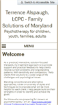 Mobile Screenshot of familysolutionsofmaryland.com